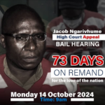 JACOB NGARIVHUME FIGHTS FOR FREEDOM: BAIL HEARING TOMORROW